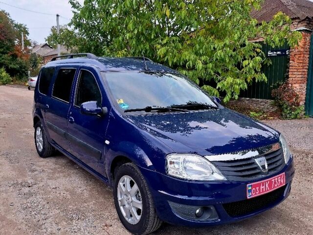 Синий Дачия Логан, объемом двигателя 1.6 л и пробегом 160 тыс. км за 6300 $, фото 2 на Automoto.ua