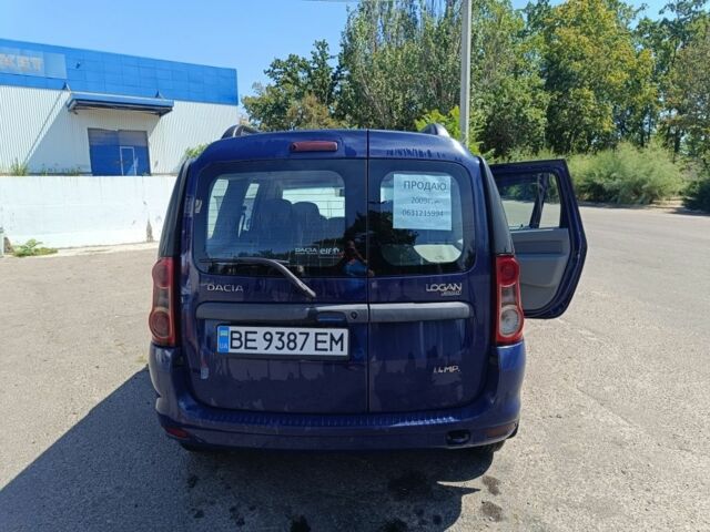 Синий Дачия Логан, объемом двигателя 1.4 л и пробегом 234 тыс. км за 4500 $, фото 4 на Automoto.ua