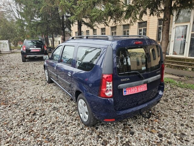 Синий Дачия Логан, объемом двигателя 1.6 л и пробегом 217 тыс. км за 7150 $, фото 6 на Automoto.ua
