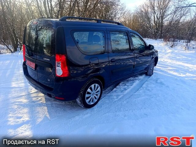 Синий Дачия Логан, объемом двигателя 1.6 л и пробегом 172 тыс. км за 6650 $, фото 3 на Automoto.ua