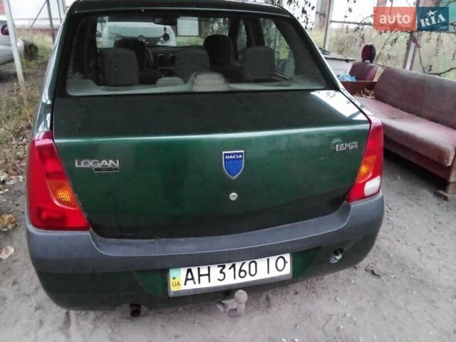 Зелений Дачія Logan, об'ємом двигуна 1.6 л та пробігом 280 тис. км за 2000 $, фото 1 на Automoto.ua