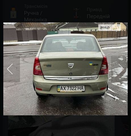 Зеленый Дачия Логан, объемом двигателя 1.6 л и пробегом 125 тыс. км за 2500 $, фото 4 на Automoto.ua