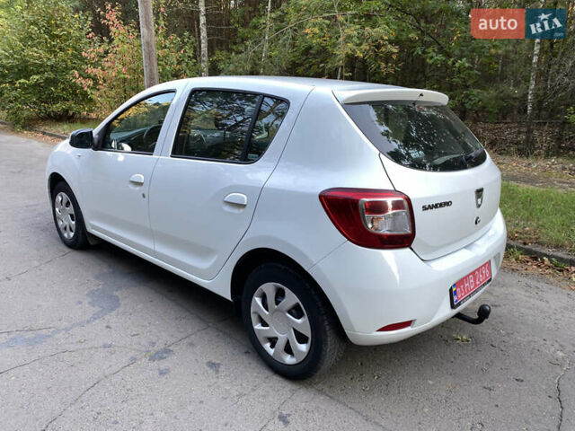 Білий Дачія Sandero, об'ємом двигуна 1.2 л та пробігом 122 тис. км за 4990 $, фото 2 на Automoto.ua