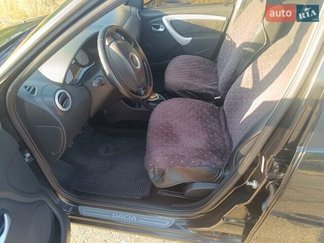 Черный Дачия Сандеро, объемом двигателя 1.6 л и пробегом 180 тыс. км за 5300 $, фото 13 на Automoto.ua