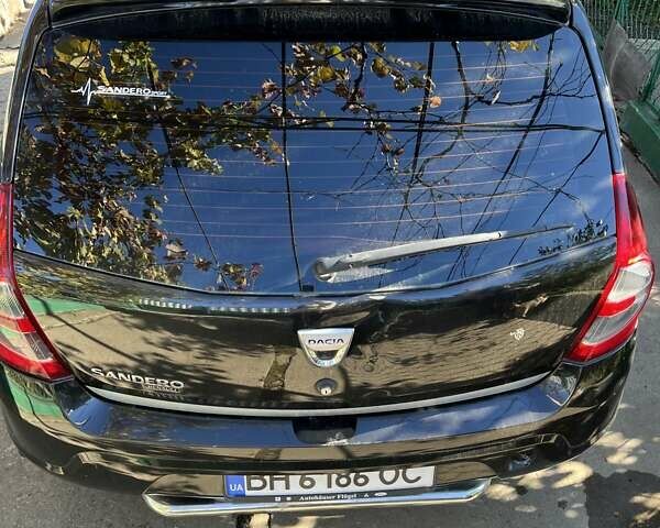 Черный Дачия Сандеро, объемом двигателя 1.15 л и пробегом 112 тыс. км за 5200 $, фото 2 на Automoto.ua