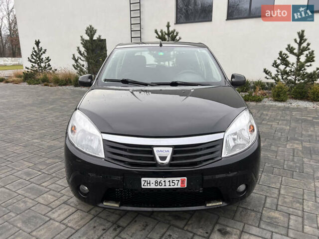 Чорний Дачія Sandero, об'ємом двигуна 1.6 л та пробігом 136 тис. км за 4950 $, фото 1 на Automoto.ua