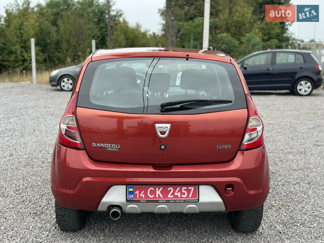 Червоний Дачія Sandero, об'ємом двигуна 1.4 л та пробігом 166 тис. км за 5600 $, фото 16 на Automoto.ua