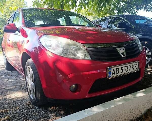 Дачия Сандеро 2008 в Виннице на Automoto.ua Красный Дачия Сандеро, объемом двигателя 1.6 л и пробегом 195 тыс. км за 4495 $, фото 3 на Automoto.ua