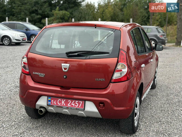 Червоний Дачія Sandero, об'ємом двигуна 1.4 л та пробігом 166 тис. км за 5600 $, фото 17 на Automoto.ua