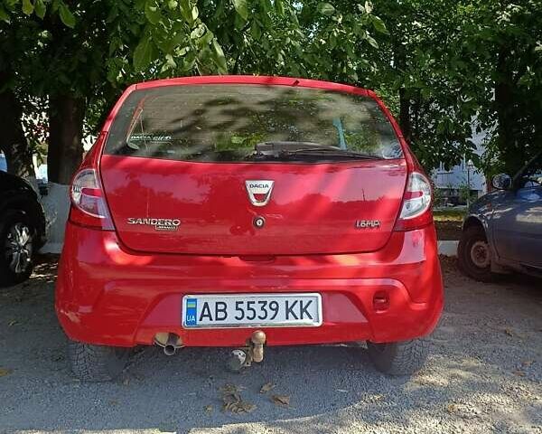 Дачия Сандеро 2008 в Виннице на Automoto.ua Красный Дачия Сандеро, объемом двигателя 1.6 л и пробегом 195 тыс. км за 4495 $, фото 8 на Automoto.ua