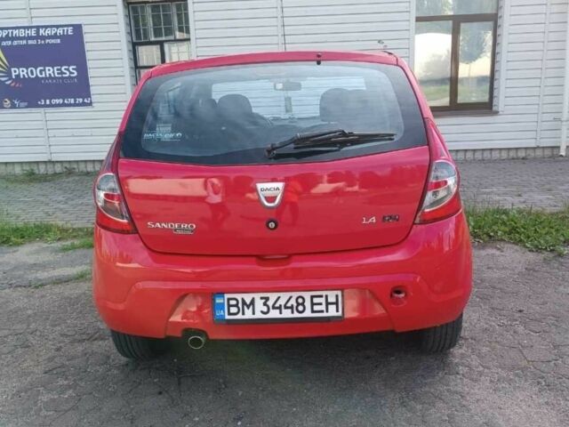 Красный Дачия Сандеро, объемом двигателя 1.4 л и пробегом 174 тыс. км за 4100 $, фото 3 на Automoto.ua