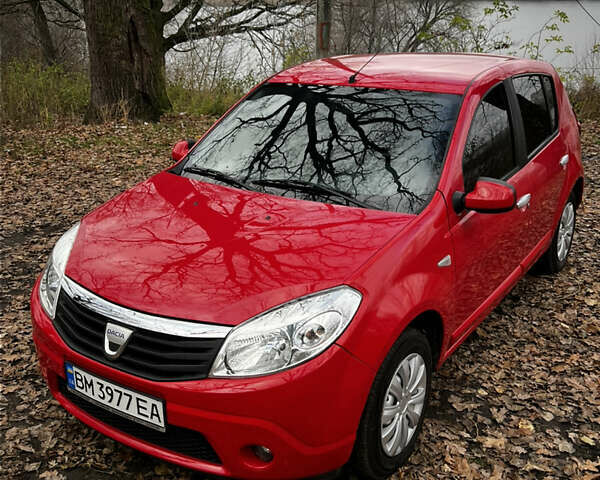 Красный Дачия Сандеро, объемом двигателя 1.4 л и пробегом 152 тыс. км за 4500 $, фото 1 на Automoto.ua
