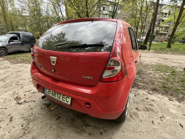 Червоний Дачія Sandero, об'ємом двигуна 0.14 л та пробігом 160 тис. км за 5100 $, фото 4 на Automoto.ua