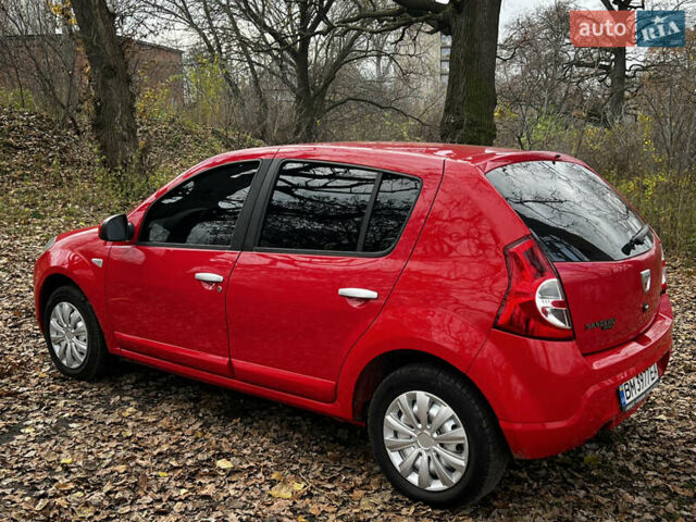 Красный Дачия Сандеро, объемом двигателя 1.4 л и пробегом 152 тыс. км за 4500 $, фото 3 на Automoto.ua