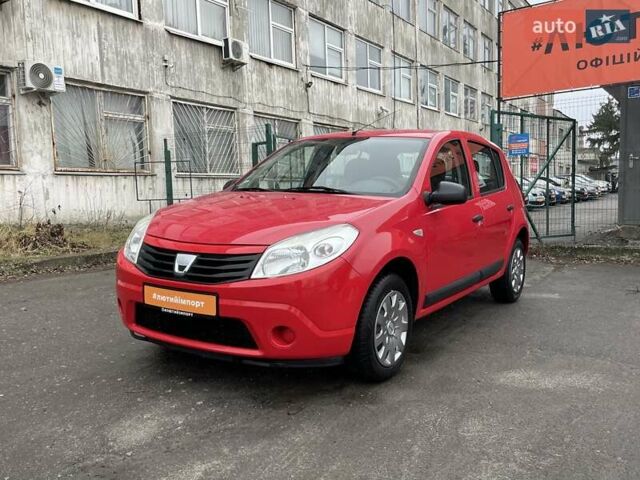Красный Дачия Сандеро, объемом двигателя 1.2 л и пробегом 205 тыс. км за 4800 $, фото 6 на Automoto.ua