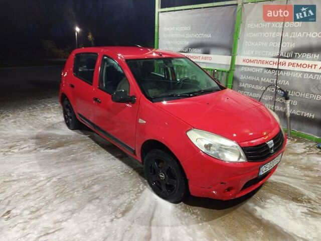Красный Дачия Сандеро, объемом двигателя 1.2 л и пробегом 250 тыс. км за 3000 $, фото 4 на Automoto.ua