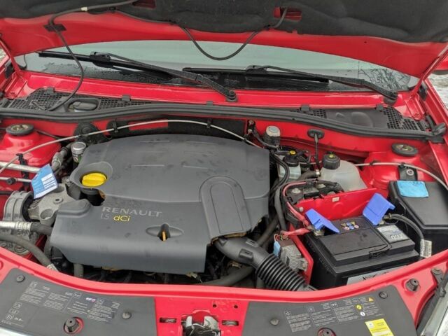 Красный Дачия Сандеро, объемом двигателя 1.5 л и пробегом 205 тыс. км за 6800 $, фото 7 на Automoto.ua