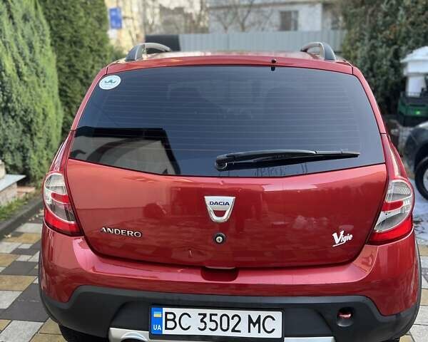 Красный Дачия Сандеро, объемом двигателя 1.6 л и пробегом 218 тыс. км за 5700 $, фото 19 на Automoto.ua