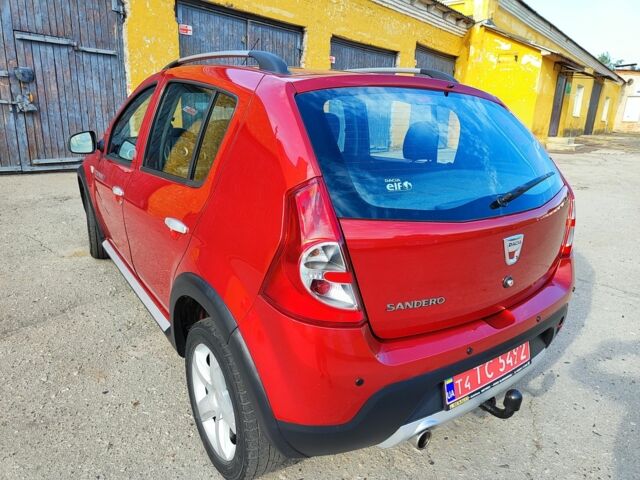 Красный Дачия Сандеро, объемом двигателя 6 л и пробегом 157 тыс. км за 6350 $, фото 22 на Automoto.ua