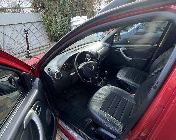 Красный Дачия Сандеро, объемом двигателя 1.6 л и пробегом 218 тыс. км за 5700 $, фото 18 на Automoto.ua