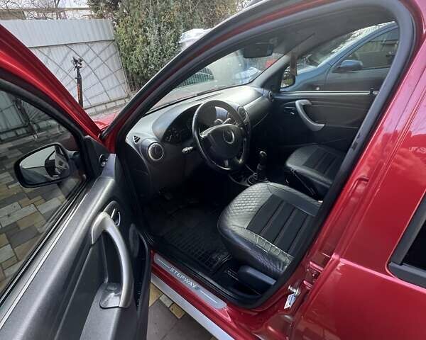 Красный Дачия Сандеро, объемом двигателя 1.6 л и пробегом 218 тыс. км за 5700 $, фото 21 на Automoto.ua