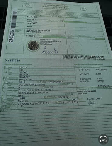 Дачия Сандеро 2011 в Виннице на Automoto.ua Красный Дачия Сандеро, объемом двигателя 1.6 л и пробегом 115 тыс. км за 6950 $, фото 25 на Automoto.ua