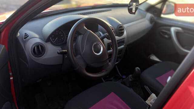 Красный Дачия Сандеро, объемом двигателя 1.2 л и пробегом 168 тыс. км за 4250 $, фото 8 на Automoto.ua