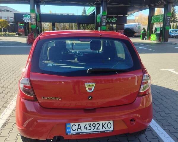 Красный Дачия Сандеро, объемом двигателя 1.2 л и пробегом 143 тыс. км за 5500 $, фото 11 на Automoto.ua