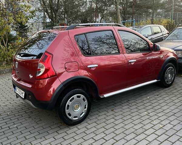 Красный Дачия Сандеро, объемом двигателя 1.6 л и пробегом 218 тыс. км за 5700 $, фото 11 на Automoto.ua