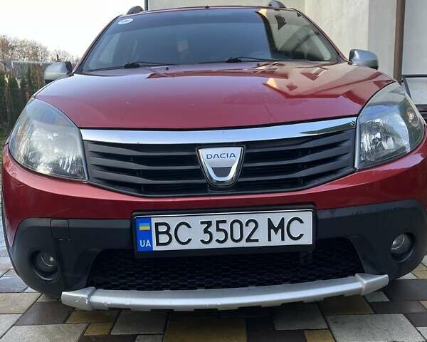 Красный Дачия Сандеро, объемом двигателя 1.6 л и пробегом 218 тыс. км за 5700 $, фото 17 на Automoto.ua
