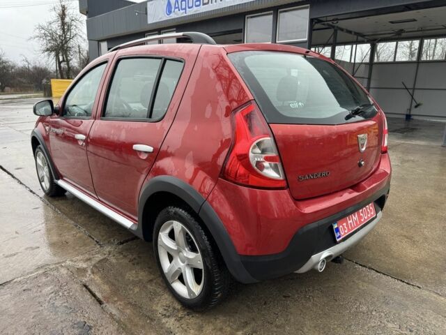 Красный Дачия Сандеро, объемом двигателя 1.6 л и пробегом 185 тыс. км за 7350 $, фото 21 на Automoto.ua