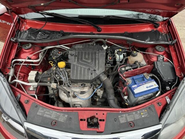 Красный Дачия Сандеро, объемом двигателя 1.6 л и пробегом 185 тыс. км за 7350 $, фото 3 на Automoto.ua