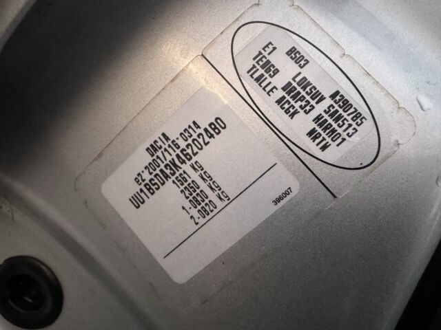 Серый Дачия Сандеро, объемом двигателя 1.6 л и пробегом 199 тыс. км за 6999 $, фото 11 на Automoto.ua