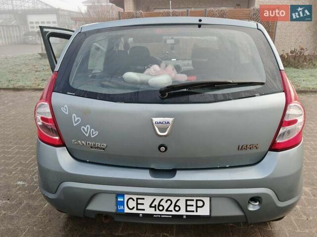 Синий Дачия Сандеро, объемом двигателя 1.6 л и пробегом 110 тыс. км за 4300 $, фото 7 на Automoto.ua