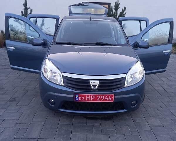 Синій Дачія Sandero, об'ємом двигуна 1.6 л та пробігом 151 тис. км за 4850 $, фото 9 на Automoto.ua