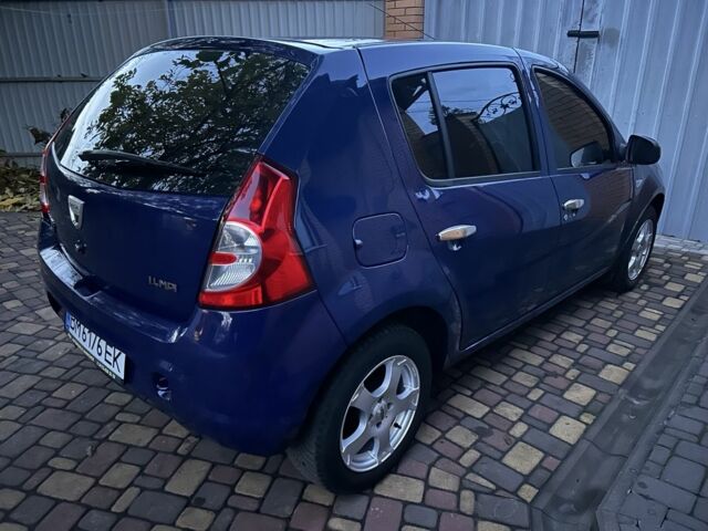 Синий Дачия Сандеро, объемом двигателя 1.4 л и пробегом 152 тыс. км за 3950 $, фото 6 на Automoto.ua