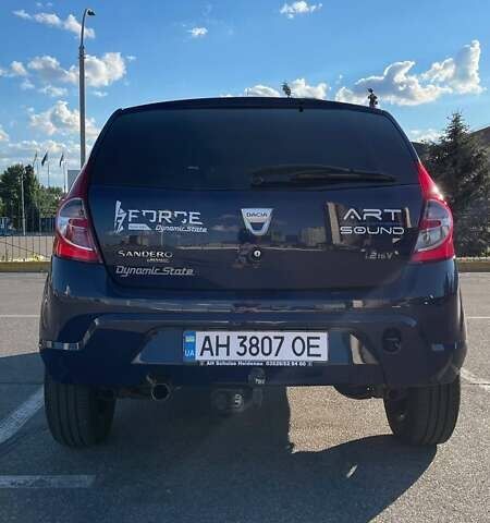 Синій Дачія Sandero, об'ємом двигуна 1.2 л та пробігом 146 тис. км за 4500 $, фото 1 на Automoto.ua