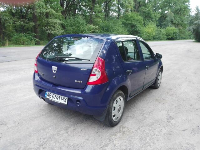 Синий Дачия Сандеро, объемом двигателя 1.4 л и пробегом 176 тыс. км за 4500 $, фото 4 на Automoto.ua