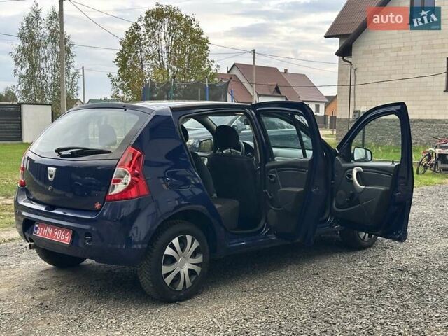 Синий Дачия Сандеро, объемом двигателя 1.4 л и пробегом 201 тыс. км за 4550 $, фото 18 на Automoto.ua