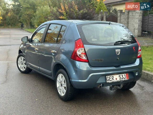 Синій Дачія Sandero, об'ємом двигуна 1.4 л та пробігом 179 тис. км за 4599 $, фото 7 на Automoto.ua