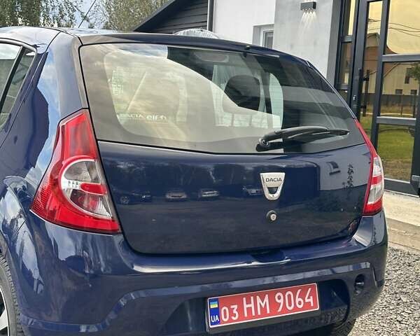 Синий Дачия Сандеро, объемом двигателя 1.4 л и пробегом 201 тыс. км за 4550 $, фото 11 на Automoto.ua