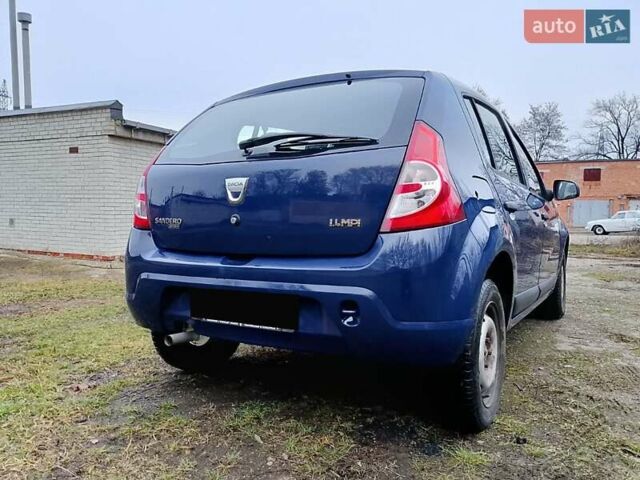 Синий Дачия Сандеро, объемом двигателя 1.4 л и пробегом 151 тыс. км за 4490 $, фото 8 на Automoto.ua