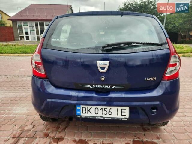 Синий Дачия Сандеро, объемом двигателя 1.4 л и пробегом 319 тыс. км за 2500 $, фото 6 на Automoto.ua