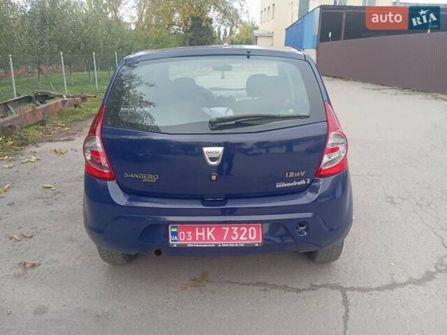 Синий Дачия Сандеро, объемом двигателя 1.2 л и пробегом 157 тыс. км за 4500 $, фото 11 на Automoto.ua