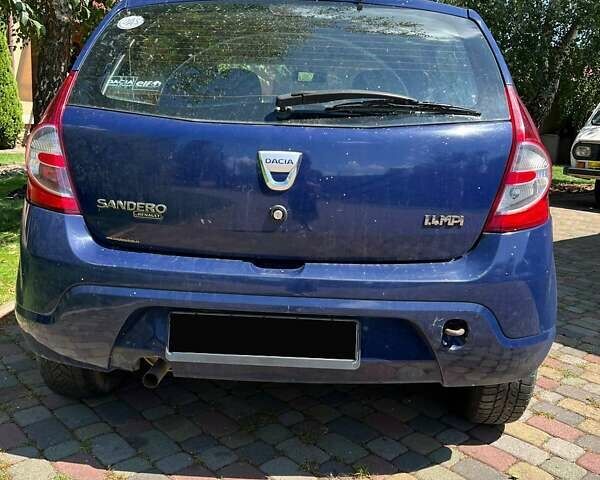 Синій Дачія Sandero, об'ємом двигуна 1.39 л та пробігом 216 тис. км за 3600 $, фото 4 на Automoto.ua
