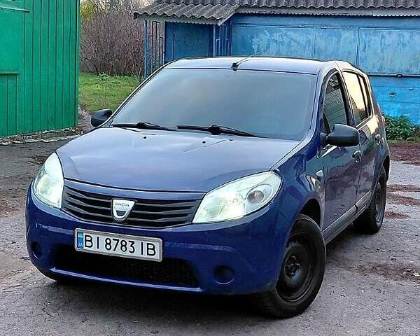 Синий Дачия Сандеро, объемом двигателя 1.4 л и пробегом 185 тыс. км за 4500 $, фото 4 на Automoto.ua