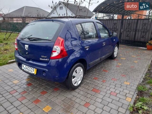 Синій Дачія Sandero, об'ємом двигуна 1.2 л та пробігом 156 тис. км за 4500 $, фото 5 на Automoto.ua