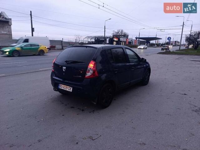 Синій Дачія Sandero, об'ємом двигуна 1.4 л та пробігом 265 тис. км за 3850 $, фото 9 на Automoto.ua