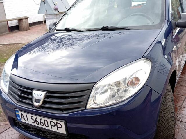 Синий Дачия Сандеро, объемом двигателя 1.4 л и пробегом 165 тыс. км за 4200 $, фото 1 на Automoto.ua