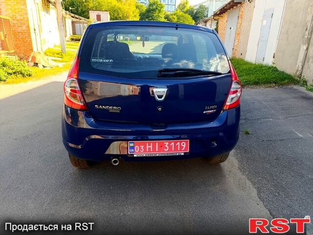 Синій Дачія Sandero, об'ємом двигуна 1.4 л та пробігом 160 тис. км за 4250 $, фото 5 на Automoto.ua